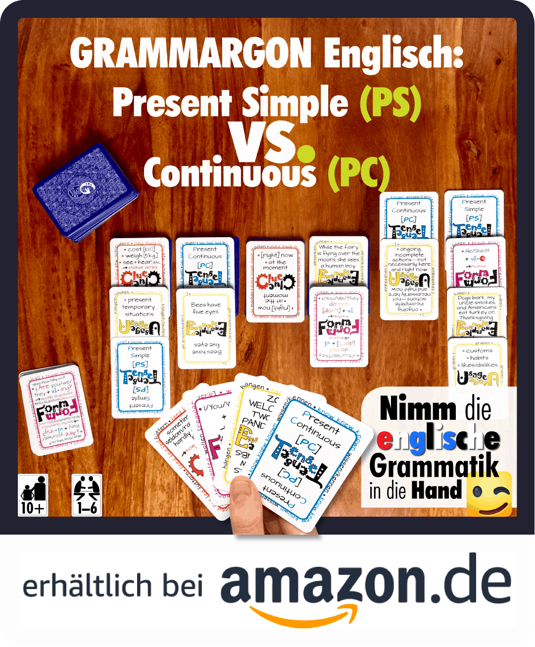 Erhältlich bei Amazon.de-- GRAMMARGON ENGLISCH: Present Simple VS. Continuous